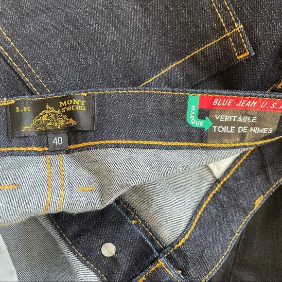 Le Mont Saint Michel Denim Jean Skirt 40 / L - Picture 3 of 4